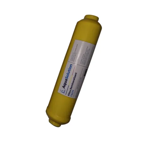 Filtru T33T1-Osmoză – Filtru mineralizant pentru osmoză inversă, care adaugă calciu, magneziu și potasiu în apă, îmbunătățind gustul și aportul de minerale esențiale.