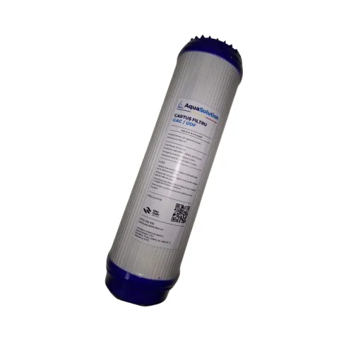 Filtru GAC-Osmoză – Filtru cu carbon activ granular pentru reducerea clorului, gustului și mirosului neplăcut.