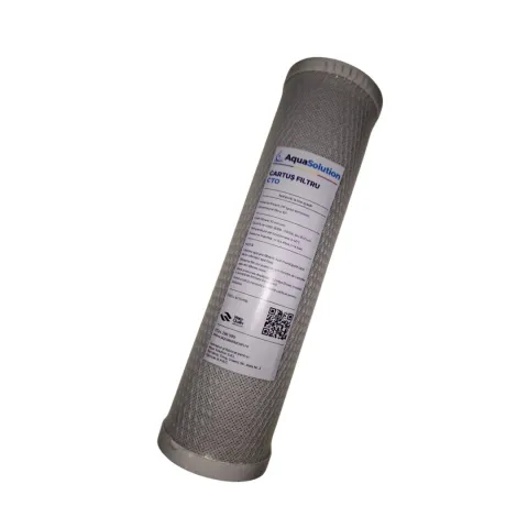 Filtru CTO-Osmoză – Filtru carbon bloc pentru eliminarea clorului, compușilor organici și îmbunătățirea gustului.
