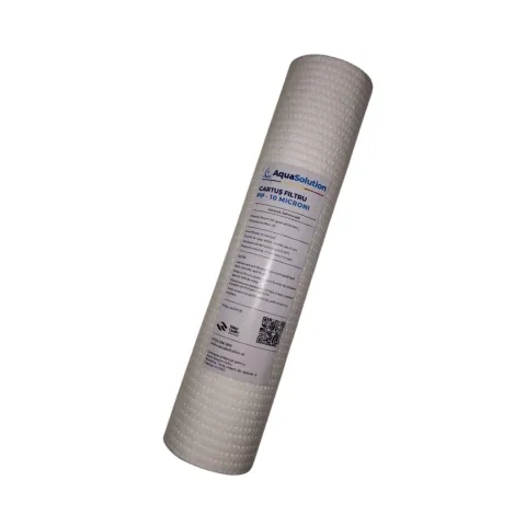 Filtru PP 10 microni-Osmoză – Filtru de sedimente pentru reținerea particulelor solide (nisip, rugină, praf).